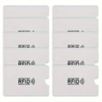 Rfid Anti-Magnetic Id Card Bank Card Sleeve, Anti-Scan Anti-Slip Aluminum Foil Card Sleeve, Nfc Shielding Card Sleeve, Desk & Drawer Organizer For Home Storage - Image 2