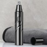 1Pc Nose Hair Trimmer, Professional Painless Nose And Ear Hair Trimmer For Women Men, Stainless Steel Head Nose Hair Remover, Mute Efficient Battery-Operated Easy Cleansing, Father'S Day Gift - Image 5