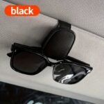 1Pcs Universal Sun Visor Glasses 1Pc Universal Car Sun Visor Glasses Clip, Pu Material, Auto Eyeglasses Holder, Vehicle Interior Accessories, Eyewear Storage Bracket - Image 3