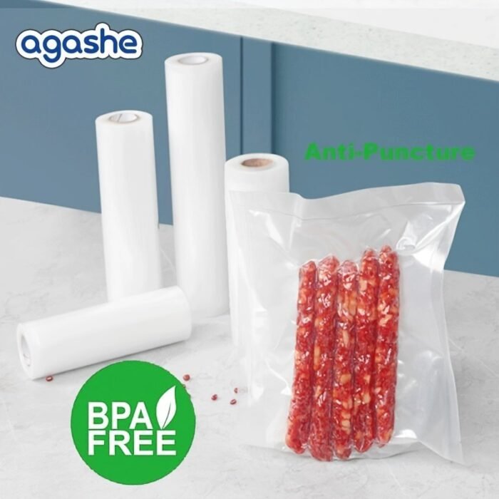 1 Roll Heavy Duty Vacuum Sealer Bags For Food Preservation, Vacuum Packaging Rolls Bags For Food Saver,, Puncture Prevention, Commercial Grade, Food Vac Bags For Storage, Meal Prep, Storage Bags For Steak, And Sous Vide For Kitchen. - Image 4