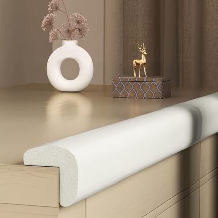 2-Meter Baby Safety Corner Protector, Non-Toxic Child Table Edge Guard, Wall And Bed Corners Foam Adhesive Strip For Impact Protection