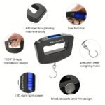1Pc Digital Handheld Luggage Hanging Scale, Mini Portable Electronic Scale With Backlit Lcd Display, Travel Essentials - Image 5