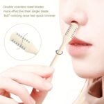 12/8Pcs Dual-Sided Nose Hair Trimmer, 2-In-1 Nose Hair Removal Tool, Portable Manual 360? Rotating Nose Hair Trimmer With Ear Pick, Suitable For Women And Me - Image 4
