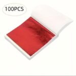 100Pcs Golden Foil Diy Art Craft Paper - High-Quality, Smooth Finish For Scrapbooking, Scrapbooking Essentials|Vibrant Cover Design|Smooth Texture, Scrapbooking Supplies - Image 6