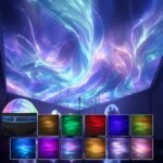 Aurora Borealis Northern Lights Projector - Usb-Powered Led Night Light With Remote Control, Dimmable & Color-Changing - Perfect For Game Room, Bedroom, Living Room Decor - Great Valentine'S Day Gift - Image 11
