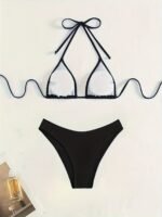 New Summer Sexy Halter Neck Bikini Set For Women - Image 4