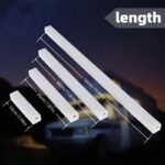 1Pc Rv Indoor Motion Sensor Cabinet Light, Rv Lighting For Wardrobe, Corridor, Hallway, Storage Locker, Bedside Lighting, Under Counter Night Light With Wireless Magnetic Usb Rechargeable Battery Powered, Suitable For Closet, Cupboard, Staircase And Shelf Decoration - 9.91Cm, 20.07Cm Or 29.97Cm Rv Interior Lighting - Image 2