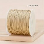 1Pc 0.8Mm Multicolor Thread, 45M/1771In Each Roll, Knot Thread For Diy Bracelet, Lace Crafting, Braiding Rope, Tassel And Beaded Jewelry Making - Image 22