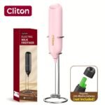 1Pc Powerful Electric Milk Frother Handheld With Stainless Steel Stand, Battery Powered Mixer For Coffee, Smoothies, Latte, Matcha, Hot Chocolate, Mini Hand Blender 2025 Edition, Kitchen Gift, New Year Present, Valentine'S Day Gift - Image 15