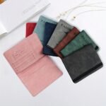 1Pc Rfid Passport Holder, Thin Passport Wallet, Retro Pu, Multi-Function Wallet, Travel Passport Bag - Image 2