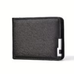 1Pc Slim Ultra-Thin Credit Card Wallet For Men - Business Style With Multiple Card Slots, Geometric Interior Design, Holds License & Cash, Black - Perfect For Daily Use & Holiday Gifts (Christmas, Valentine'S Day, Father'S Day), Quality Craftsmanship - Image 3
