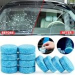 20/30/50Pcs Of Car Glass Water Concentrated Wiper Solid Effervescent Tablets For Cleaning Oil Stains, Suitable For All Seasons