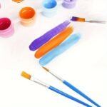 A Set Of 12 Acrylic Paint Colors With Brushes, Perfect For Diy Art Projects And Drawing. Ideal For Smooth Application, This Pigment Set Makes A Great Gift For Halloween, Thanksgiving, Or Christmas. - Image 8