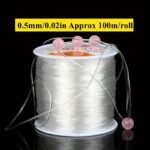 1 Roll Clear Elastic Beading Cords & Threads 1-Pack Clear Elastic Beading Cords & Threads, 0.4Mm-1.0Mm Diameter, Stretchy String For Diy Jewelry Making, Necklace, Bracelet, Clay Bead String Supplies - Image 13