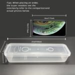 2/3/4Pcs Long Plastic Fresh-Keeping Storage Containers For Vegetables ? Refrigerator Organizer Bins For Cilantro, Green Onions, Mint, And More ? Durable Sealable Kitchen Organization Boxes Without Battery - Image 6