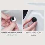 10Pcs Silicone Car Door Protector Bumper Guards - Anti-Collision Buffer Pad Stickers, Sound Insulation Shock Absorber Gaskets For Auto Door Protection - Image 8