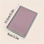 1Pc Pvc Passport Holder - Waterproof & Scratch-Resistant Travel Document Case With Card Slots, Foldable Design For International Travel, Durable Protective Cover For Passports & Ids - Image 2