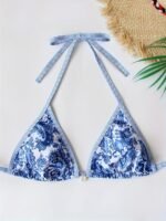 Blue And White Porcelain Women'S Fashion Bikini Swimsuit - Image 9