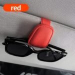 1Pcs Universal Sun Visor Glasses 1Pc Universal Car Sun Visor Glasses Clip, Pu Material, Auto Eyeglasses Holder, Vehicle Interior Accessories, Eyewear Storage Bracket - Image 5