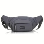 1Pc 40.01Cm Adjustable Waist Bag Fanny Pack With Zipper Closure - Unlined Nylon Hip Pack For Men & Women, Sporty Design For Hiking, Travel, Camping, Running, Sports & Outdoor Activities, Hiking Gear | Secure Zipper Bag | Secure Zipper Closure - Image 10