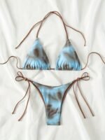 New Fashion Printed Women'S Beach Bikini Two-Piece Set - Image 9