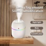 Usb-Powered Humidifier - Modern White Design With Colorful Accents, Ideal For Bedroom, Living Room, Desk, And Car - Enhances Ambiance With Soft Glow, Bedroom Humidifier | Modern Humidifier | Usb Powered Device, Humidifier For Home - Image 7