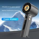 2025 New High-Speed Portable Handheld Fan, 1800Mah Long-Lasting Mini Outdoor Display Rechargeable Desk Fan - Image 11