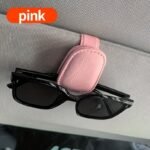 1Pcs Universal Sun Visor Glasses 1Pc Universal Car Sun Visor Glasses Clip, Pu Material, Auto Eyeglasses Holder, Vehicle Interior Accessories, Eyewear Storage Bracket - Image 11