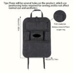 1Pc Felt Car Seat Storage Bag - Perfect For Storing Interior Supplies, Children'S Goods & More - Backrest Mounted! - Image 2