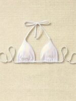European And American Sexy Split Three-Point Bikini Triangle Top Cover-Up - Image 9