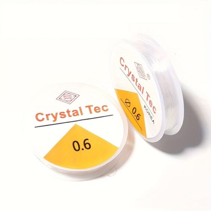 1 Roll Clear Elastic Beading Cords & Threads 1-Pack Clear Elastic Beading Cords & Threads, 0.4Mm-1.0Mm Diameter, Stretchy String For Diy Jewelry Making, Necklace, Bracelet, Clay Bead String Supplies - Image 5