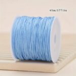 1Pc 0.8Mm Multicolor Thread, 45M/1771In Each Roll, Knot Thread For Diy Bracelet, Lace Crafting, Braiding Rope, Tassel And Beaded Jewelry Making - Image 27