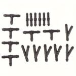 18Pcs/30Pcs Car Windshield Washer Pipe Connectors Available In 3 Different Shapes. - Image 7