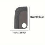 1Pc/2Pcs Car Interior Hair Cleaning Mat - Fit For Seat, Dashboard & Floor, Durable Rubber Material With Scratch-Resistant Surface, Easy To Clean, White With Gray Texture, Vehicle Interior Cleaner, Vehicle Interior Accessory, Modern Vehicle Accessory, Scratchresistant Material - Image 3