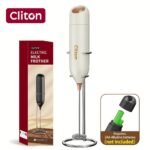 1Pc Powerful Electric Milk Frother Handheld With Stainless Steel Stand, Battery Powered Mixer For Coffee, Smoothies, Latte, Matcha, Hot Chocolate, Mini Hand Blender 2025 Edition, Kitchen Gift, New Year Present, Valentine'S Day Gift - Image 9