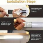 1Pc Magnetic Motion Sensor Led Light For Cabinets & Rvs - Usb Rechargeable, 10.01Cm To 50.01Cm Adjustable Range, White & Warm Light, No-Drill Installation, Ideal For Kitchen, Wardrobe, Bedroom, And Corridor Lighting, Cabinet Lighting | Sleek Led Light | Usb Rechargeable Light Rv Interior Lighting - Image 14