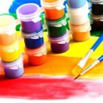 A Set Of 12 Acrylic Paint Colors With 2 Paintbrushes, Suitable For School Art Projects And Crafts, Including A Set Of Oil Painting Brushes. - Image 11