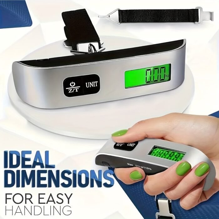 A Tool For Measuring The Weight Of Luggage When Traveling, With A Portable Digital Lcd Display, Capable Of Weighing Up To 110Lb/50Kg. - Image 8