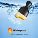 Compact Car Detailing Dust Brush With Cover ? Ergonomic Handle For Easy Grip, Soft Bristles For Interior Cleaning, Fits Air Vents, Dashboards, Computers, And Keyboards, Dashboard Detailing | Protective Cover | Transparent Storage - Image 4