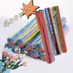 100/200/400Pcs Multicolor Twisty Pasta - Diy Craft Sticks, Colorful Diy Craft Supplies, Perfect For Making Flowers, Animals, And More, Crafting Supplies|Vibrant Crafting Materials|Twisty Pasta Sticks - Image 3