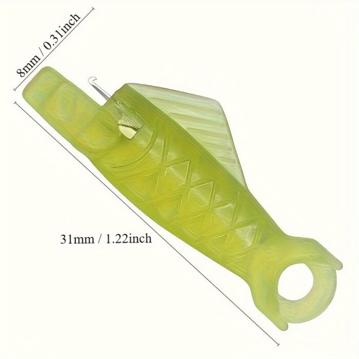 6-Pack Automatic Needle Threader For Sewing Machines - Easy Use Fish-Shaped Thread Guide Tool For Needlework, Embroidery & Craft - Durable Quick Threading Hand Sewing Assist - Image 4