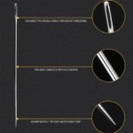 A Set Of 15 Large-Eye Sewing Needles, Suitable For Home Use, Hand Sewing, Quilting For The Elderly, With Large Holes For Easy Threading, Suitable For Fine Embroidery And Cross-Stitching. - Image 2