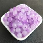100Pcs 8Mm Multicolor Glass Round Beads For Jewelry Making, Diy Elegant Fashion Bracelets, Necklaces, Phone Charms, Beading Crafts - Image 3