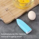 1Pc Stainless Steel Electric Milk Frother & Drink Mixer - Ultra-Fast Handheld Blender For Coffee, Lattes, Cappuccino, Matcha, Hot Chocolate & Creamer | 304 Stainless Steel, Battery-Powered, 36V, Coffee Blender - Image 5