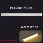 1Pc Magnetic Motion Sensor Led Light For Cabinets & Rvs - Usb Rechargeable, 10.01Cm To 50.01Cm Adjustable Range, White & Warm Light, No-Drill Installation, Ideal For Kitchen, Wardrobe, Bedroom, And Corridor Lighting, Cabinet Lighting | Sleek Led Light | Usb Rechargeable Light Rv Interior Lighting - Image 17