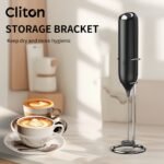 1Pc Powerful Electric Milk Frother Handheld With Stainless Steel Stand, Battery Powered Mixer For Coffee, Smoothies, Latte, Matcha, Hot Chocolate, Mini Hand Blender 2025 Edition, Kitchen Gift, New Year Present, Valentine'S Day Gift - Image 12