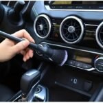 1Pc Car Interior Detail Brush, Soft Bristle Cleaning Brush, Dusting Brush, Car Interior Cleaning Tool, Car Detail Brush, Car Dashboard Dusting Brush, Without Battery, Uncharged, Plastic Material - Image 5