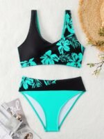 New Sexy Fresh Two-Piece Split Bikini Set, Fashionable Y Beachwear Swimwear - Image 5