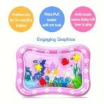 Infinno Inflatable Tummy Time Mat - Premium Water Play Mat For Youngsters & Toddlers, Pink, 3-24 Months, Strengthen Muscles, Portable With Durable Pe Material, Perfect For Sensory Development & Playtime, Sensory Play Mat|Playful Design|Pe Material Mat - Image 6