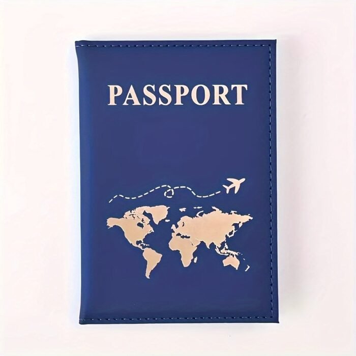 1Pc/2Pcs/4Pcs Couple Passport Bag Travel Passport Protective Case Solid Color Minimalist Id Protective Case Travel Wallet Multi-Functional Passport Holde - Image 5